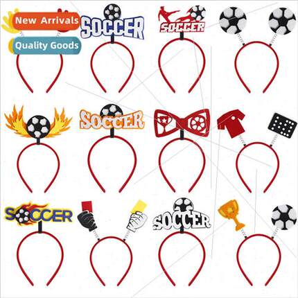 2023 new soccer hair bands headbands Euro soccer theme party