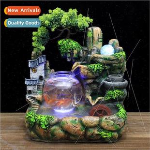 wigwam flowing shui fish feng tank ornament Round fountain