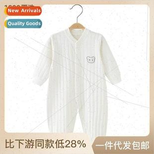 newborn spring Baby cotton and fall baby onesie clothes soot