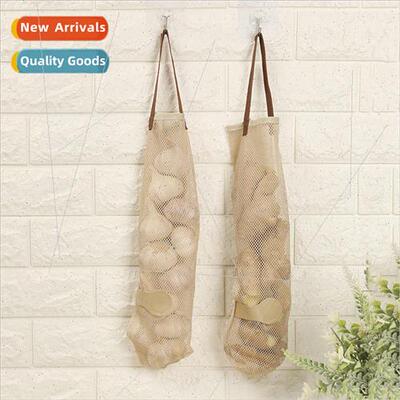 Hanging Vegetable Organizer Kitchen Sundries Wall Mounted Ca