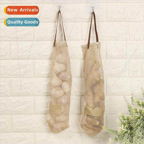 Hanging Vegetable Organizer Kitchen Sundries Wall Mounted Ca