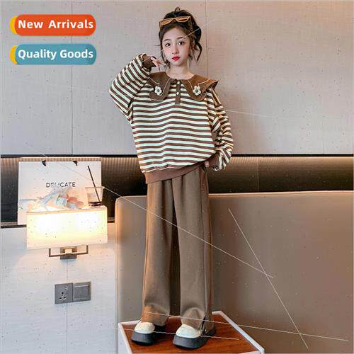 Girls fall suit 2023 new childrens clothing 适用eign stylish