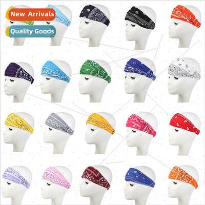 New ladies cashew flower elastic elastic headband fashion pr