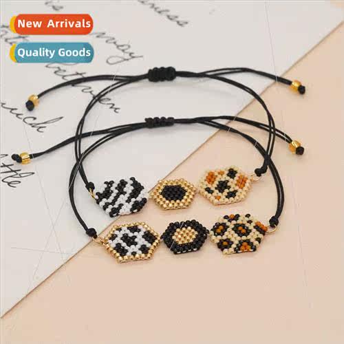 New personalized bohemian  rice beads hand-woven beaded brac