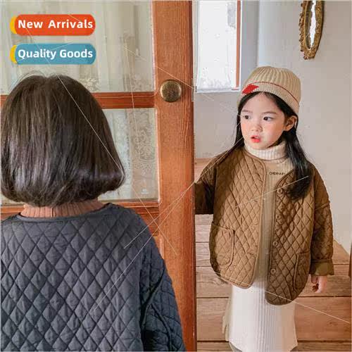 Childrens cotton jacket 2022 fall and winter boys and girls