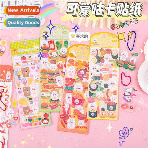 cute goo click stickers Korean kawaii handbook material stic