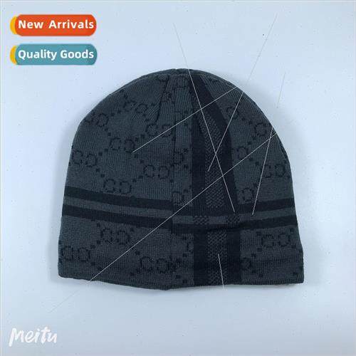 Winter new padded wool cap knitted cap warm ear protection h
