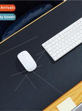 Carbon Fiber Pattern Large Desk Pad Computer Desk Pad PVC Le