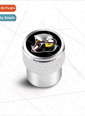 New small bee alloy valve cap wheel American mouth valve cap