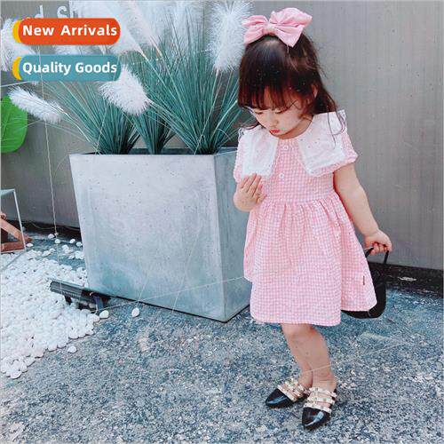 Girls dress 2023 summer childrens clothing little girl dress