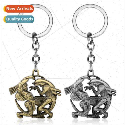 AVP Alien Vs. Tie Fighters Alien Car Keychain Ring Chain Pen