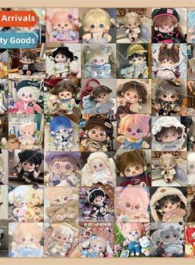 63 square cotton doll stickers Q  of the cute cartoon handbo