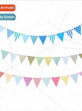 Festival party dress up supplies birthday flag banner triang