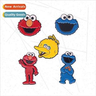 Sesame Set Elmo Sugar Cookie Monster Cute Cartoon Colorful E