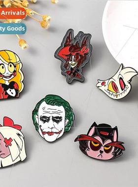 sleys Clown Hazbin Hotel Hells Inn Pin Halloween Collection