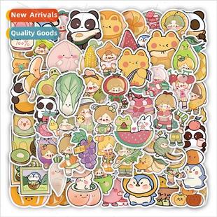 vegetables and graffiti handbook decorati stickers fruits