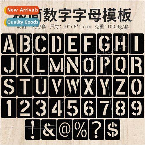 Black PP Plastic Ruler Numbers Letters Symbols Skeleton Copy