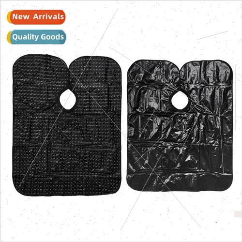 Barber black cloth -stick hair barber  guests with hair cutt