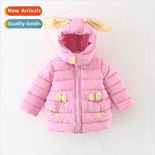Winter new childrens cotton jacket winter  female baby thick