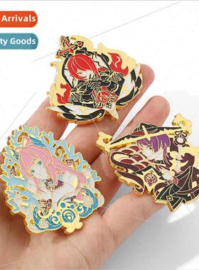 al God Genshin Impact game  enamel pin al God Impact seconda