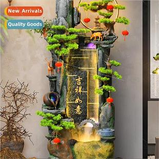 water fountain office Chinese shui running feng wheel wigwam