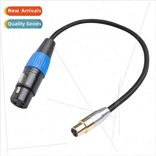 New Product Double Shielded MINI XLR Female to 3pin XLR Fema