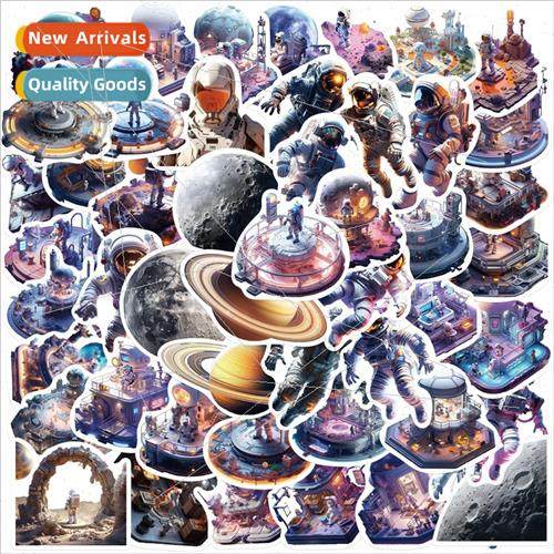 50 astronauts space series graffiti stickers personalized de
