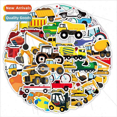 50 cartoon car graffiti stickers handbook decoration luggage