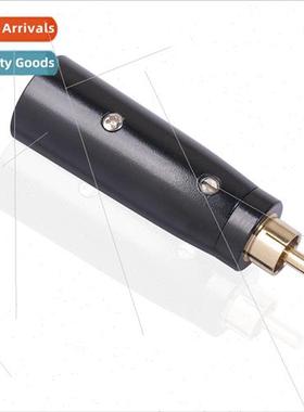 Can be ized LOGO zinc alloy shell gold-plated plug RCA male