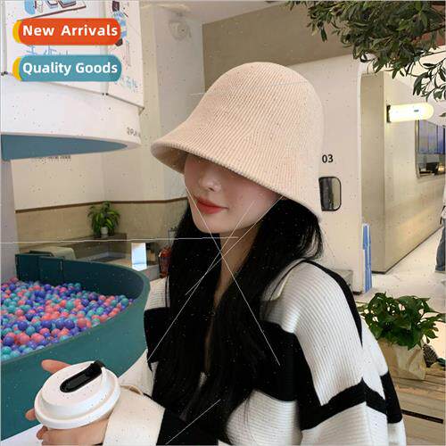 knitted fishermans cap childrens autumn and winter veiled go