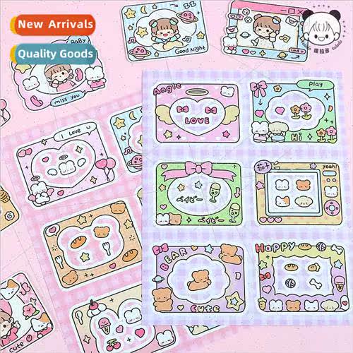 Graffiti stickers happiness frame series cartoon high color