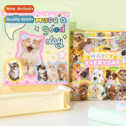 White Card  Bags Able Land Series Cute Cartoon Cat  Storage
