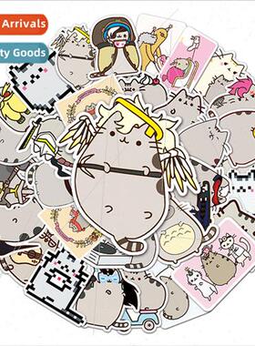 50 cartoon animals fat ji cat personality fashion graffiti n