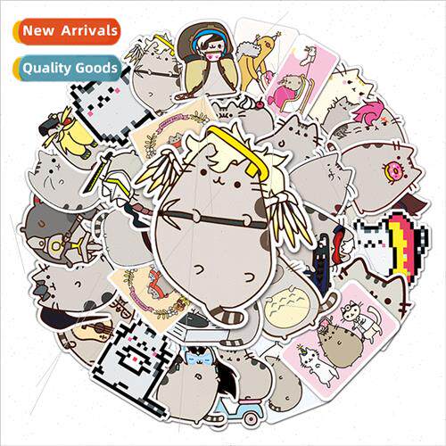 50 cartoon animals fat ji cat personality fashion graffiti n