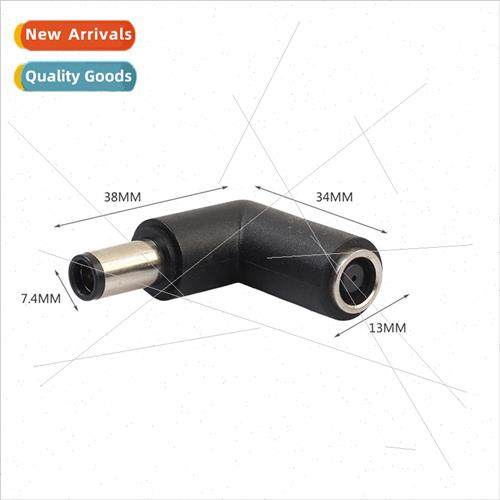 PVC Die-Cast 7.4 Female to 7.4 Male 90 Degree Turn Power Ada