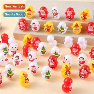 mini tumbler educational Christmas Santa children toys Day