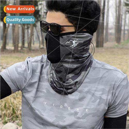 Summer sunscreen ice silk mask male outdoor riding motorcycl