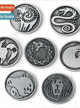 The new seven deadly sins metal coin protagonist tattoo logo