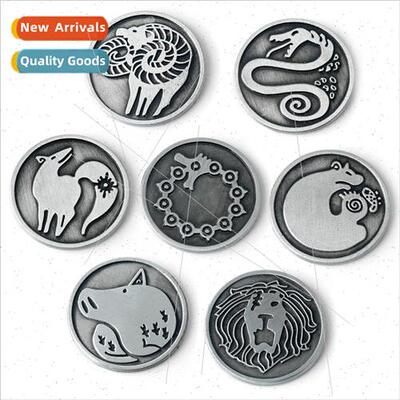 The new seven deadly sins metal coin protagonist tattoo logo