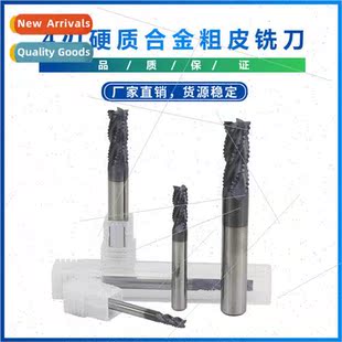 4 flute tungsten carbide roughing milling cutter with black