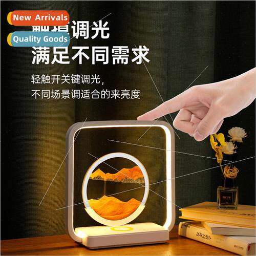 New sand painting night light LED dormitory bedroom ambient