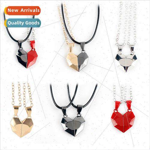 Fashion Wishing Stone Magnetic Geometric Necklace Magnetic A