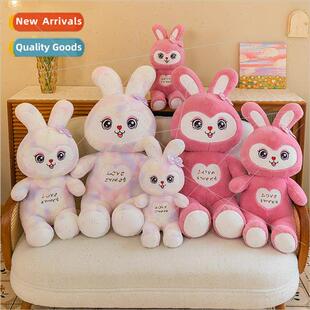 Cute sitting big eyes rabbit doll new cartoon children plus