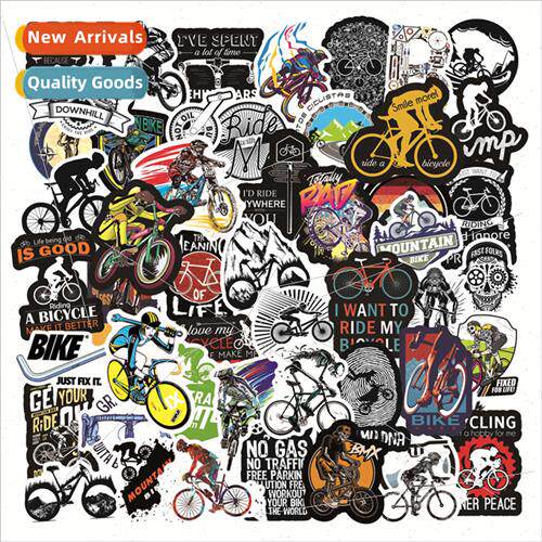 100 New Mountain Dirt Bike Graffiti Stickers Helmet Notebook