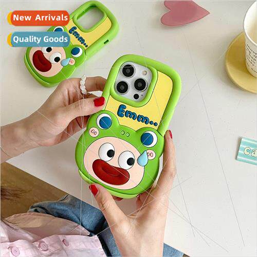 Stereoscopic sweating sausage mouth frog 适用 Apple 14/13pro