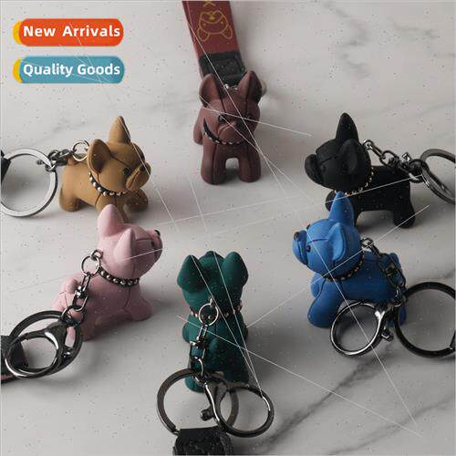 French dog puppy cute bulldog keychain fashion couple keycha