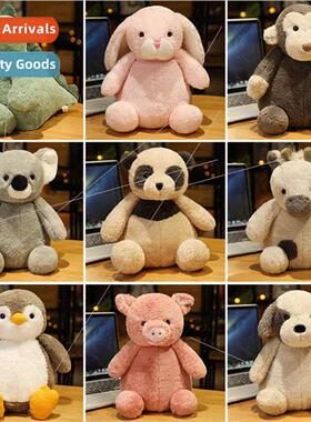 New cartoon animal dolls plush toys dinosaur penguin dolls s