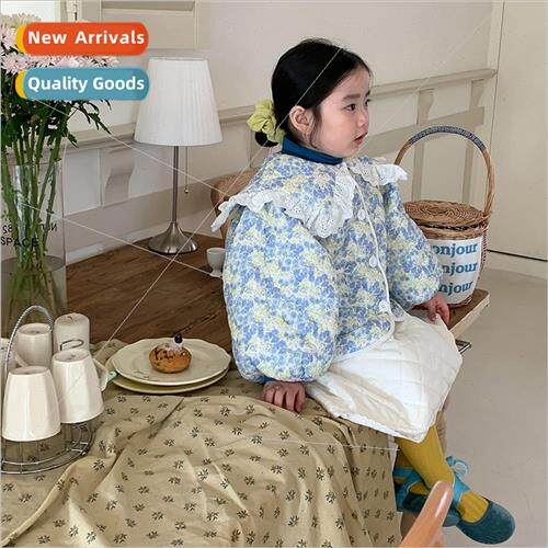 Korean childrens wear 2022 fall and winter new girls Korean