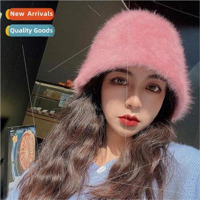 Apparent face beanie children fall and winter cute rabbit fu