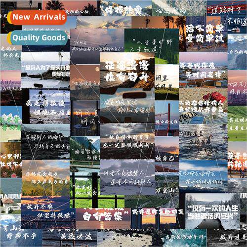 50 inspirational text ins graphic ambient feeling stickers d